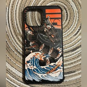 iPhone 13 Pro Case Sushi Dragon design.